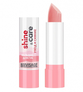 Бальзам для губ уход и сияние Luxvisage LUXVISAGE розовый  блеск