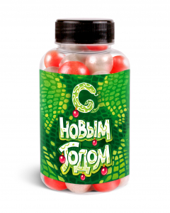 Мармелад, НГ.  БАНКА ИЗ ЗМЕИНОЙ КОЖИ, 220 гр., ТМ Prod.Art.