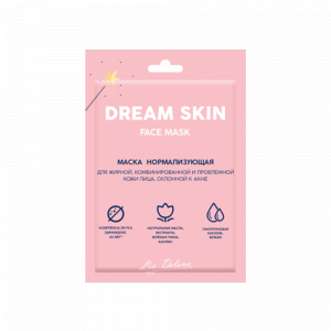 Маска Dream Skin нормализующая для жирн.комб.и пробл.кожи лица скл.к акне Белгейтс, 10 г
