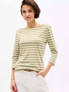 Stripe Boatneck T-Shirt