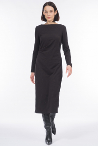 Трикотажное платье с деликатным блеском