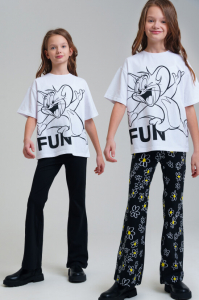 Брюки для девочки, 2 пары в комплекте