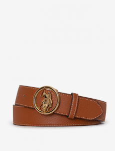 LADIES 38MM MEDALLION LOGO BELT