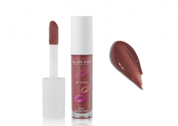 Блеск для губ Ala French Alvin D`or коричневый тон 02 розово-коричневый увлажнение
