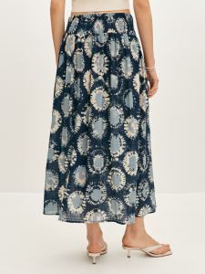 Юбка с абстрактным принтом