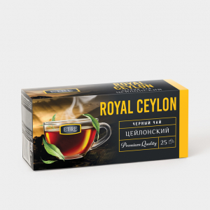 «ETRE», чай Royal Ceylon черный цейлонский отборный, 25 пакетиков, 50 г