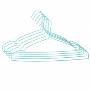 Вешалки металл 5шт цветные 457-701