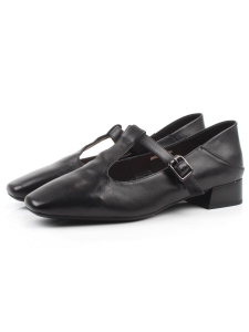 06-B68A-120A BLACK Туфли женские (натуральная кожа)