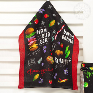 Набор полотенец из рогожки 