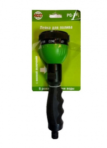 PQ34 насадка лейка с ручк кнопка 9р