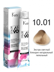 Крем-краска б/аммиака KEZY COLOR VIVO 10.01 100мл