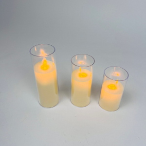 Новогодний декор - Ночник Свечи 3 шт в наборе (арт. JYB6908-38)