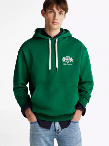 Embroidered Hilfiger Crest Hoodie
