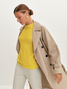 Вязаная футболка из итальянской пряжи