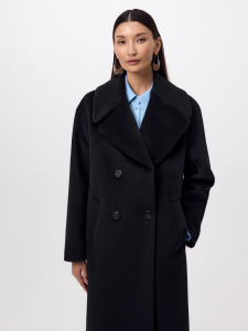 Шерстяное пальто с мембраной и утеплённой спинкой