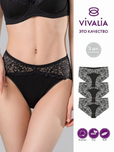 ф138014 Трусы женские (в упаковке 3 штуки) VIVALIA