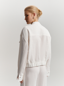 Льняная куртка