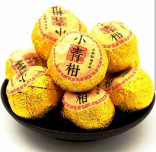 Пуэр шу в мандарине 1 шт/ 9 гр