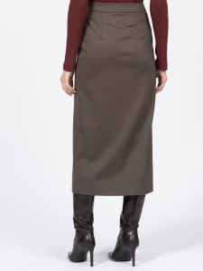 Юбка-карандаш из эластичного вискозного трикотажа