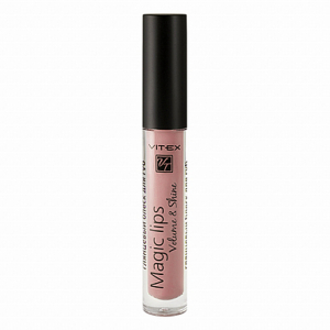 Блеск для губ VITEX MAGIC LIPS глянцевый тон 806 Rose crystal Витэкс, 3 г