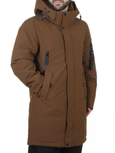 D6211 BROWN Куртка мужская зимняя (200 гр. холлофайбер)