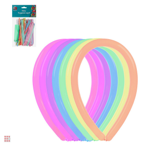 Набор воздушных шаров для моделирования, насос, 20 шт, 30см, микс цв. Макарун