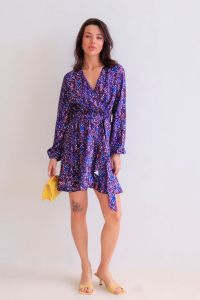 16020 Платье с принтом