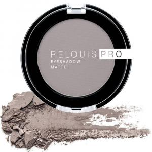 Тени для век PRO EYESHADOW MATTE Relouis серый 16 sharkskin матовые