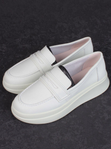 03-PDD171-5 LT. GREEN Полуботинки женские (натуральная кожа)