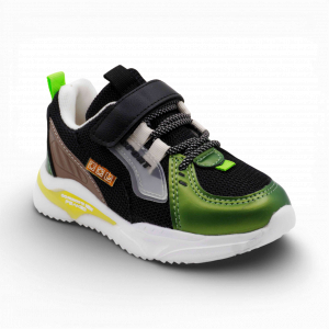 Кроссовки ТМ790-2-2 черно зеленые