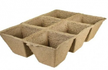 Торфяной горшочек 90*90 мм. блок 6 шт.