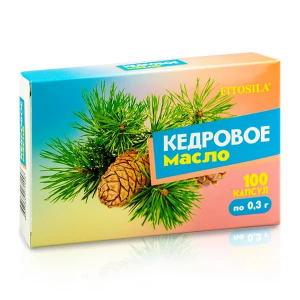 Кедровое масло 100 капс. х 0,3 г 