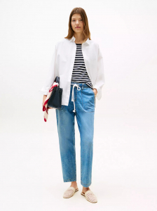 Cotton-Linen Relaxed Straight Jean