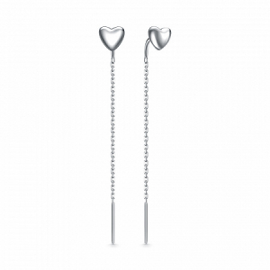 Серьги родированные серебро 925*