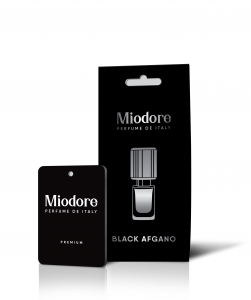 Ароматизатор воздуха MIODORE - Black afgano (подвесной картонный)