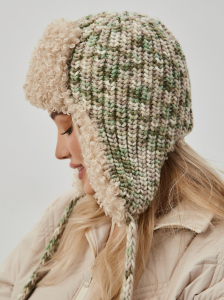 Ушанка на флисе с шерстью мериноса ESW 24140