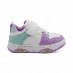 Кроссовки В770-16 фиолетово зеленые