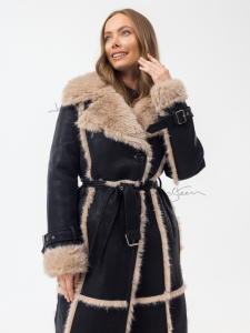 Пальто для женщин (эко-замша)