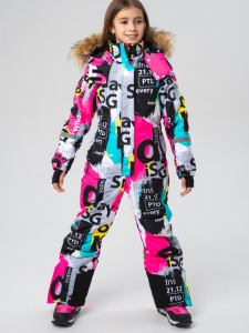 Комбинезон зимний для девочки