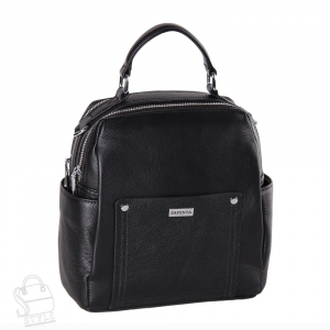 Рюкзак женский кожаный 99353-2 black  Velina Fabbiano-Safenta