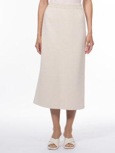 Юбка жаккардовой вязки из хлопковой итальянской пряжи