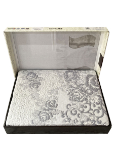 Покрывало EFOR гобеленовое двухстороннее EDA (250*260) серый GRI