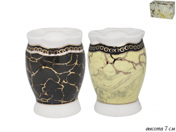 105-689 Набор солонок  МРАМОР в под.уп.(х48)