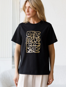 Футболка из премиального хлопка с авторским принтом