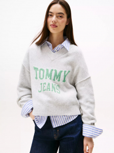 Tommy Jeans Intarsia Logo Sweater