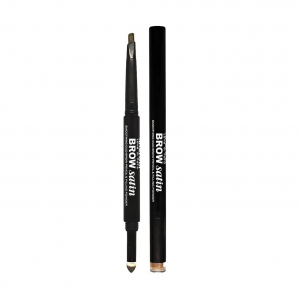 Карандаш-пудра для бровей  Brow Satin Alvin D`or коричневый 02 dark brown форма и выразительность