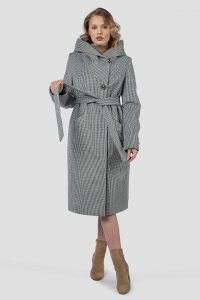 02-3273 Пальто женское утепленное (пояс)