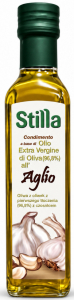 Оливковое масло Extra Virgin с чесноком Stilla Aglio 96,8% первого холодного отжима 250 мл