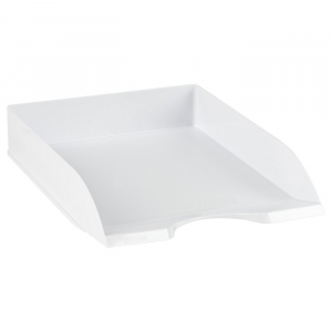 Лоток для бумаг горизонтальный Стамм «Дельта», белый