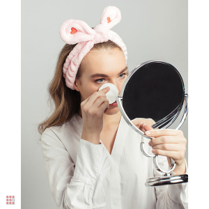 ЮL Повязка для волос косметическая, полиэстер, ширина 6см, полуобхват 20см, р-р 54-56, 1-2 дизайна